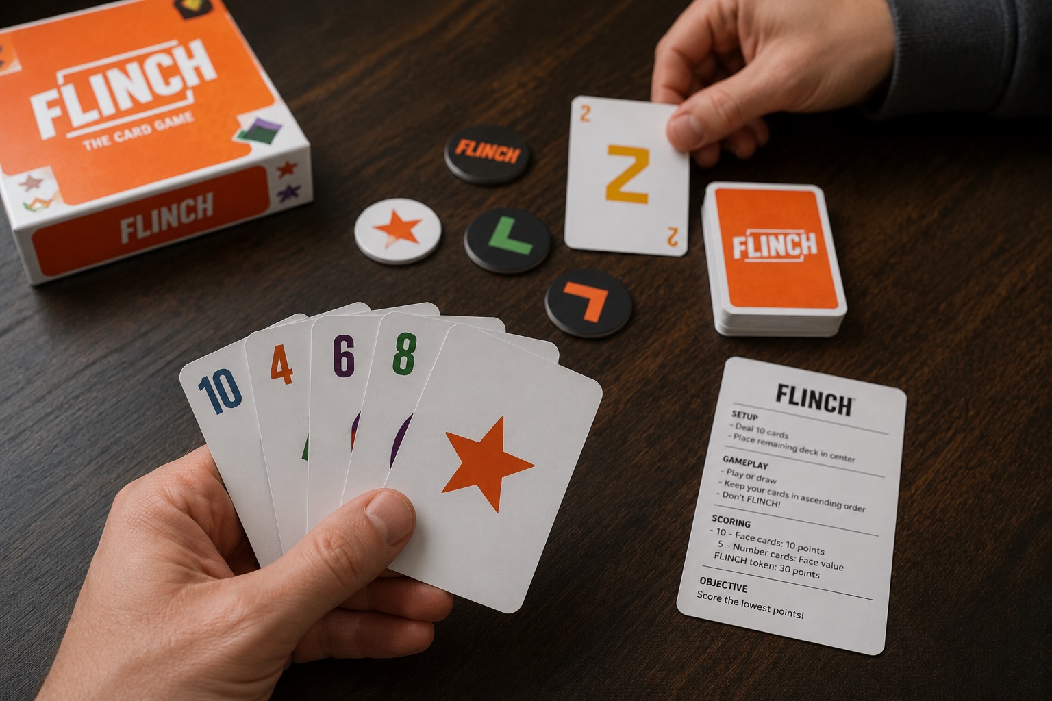 Flinch card game